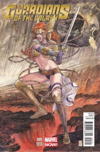 GUARDIANS OF GALAXY #5 ANGELA VAR NOW