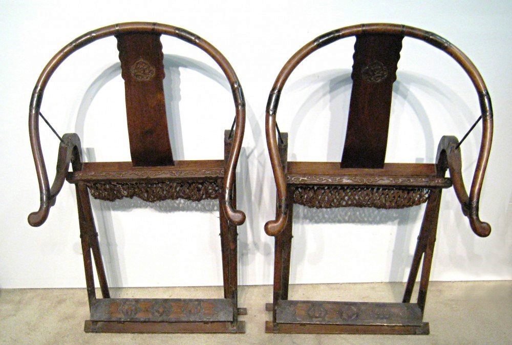 Horseshoe back chairs