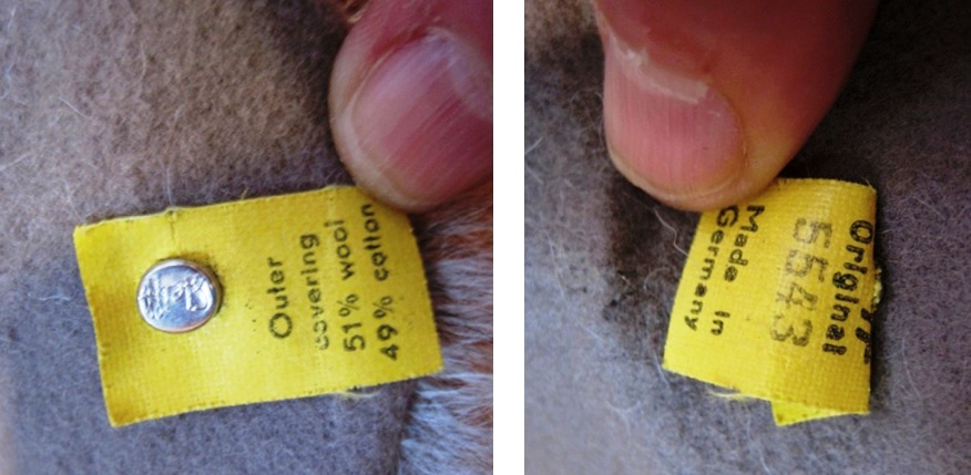 Poodle Eartag front and back