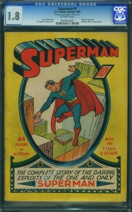 Superman #1 CGC 1.8