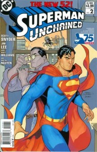 Superman Unchained #2 Incentive 75th Anniversary Modern Age Variant Cover