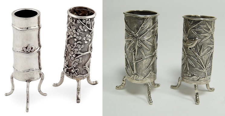Wang Hing spill vases B