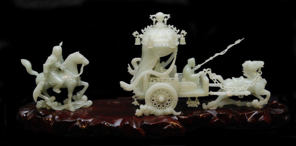 White jade chariot