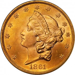 1861 Liberty Double Eagle
