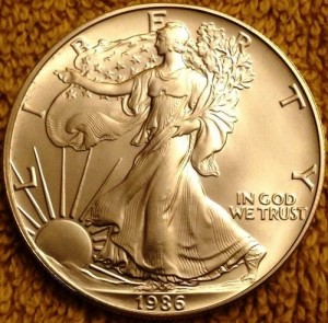 1986 US Silver Eagle