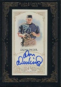 2012 Topps Allen & Ginter Autographed Card of Umpire Don Denkinger