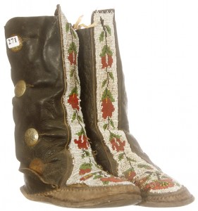 Beaded boots