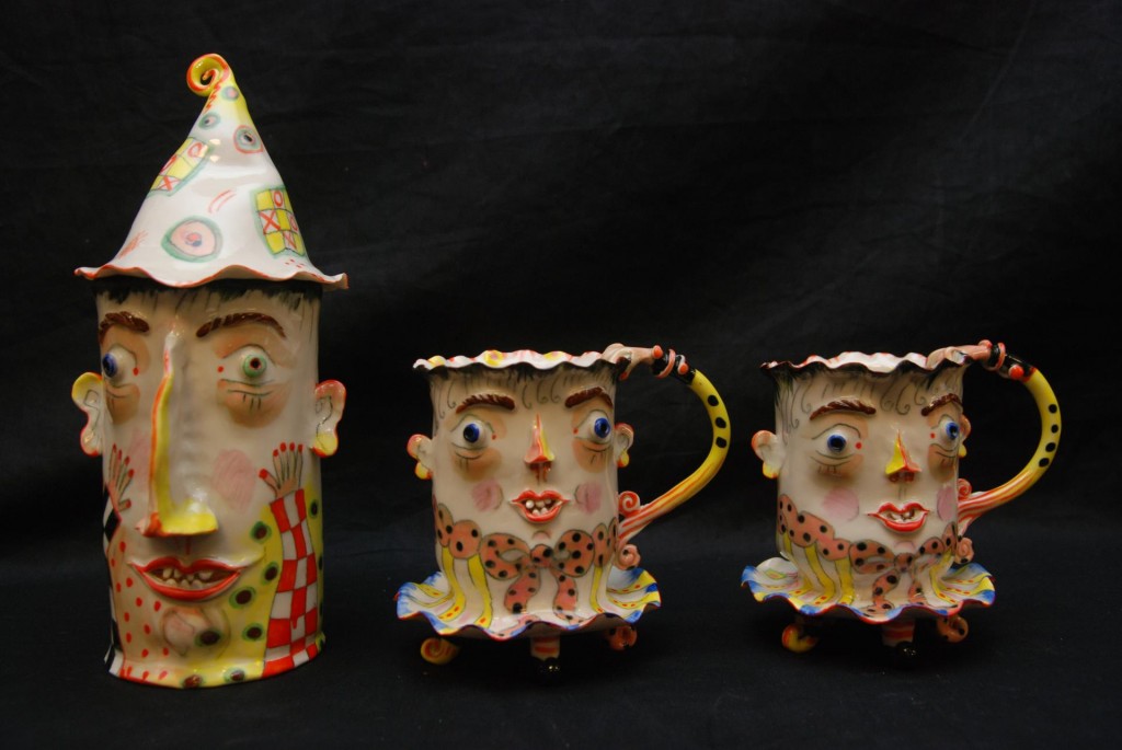 Figural tea set