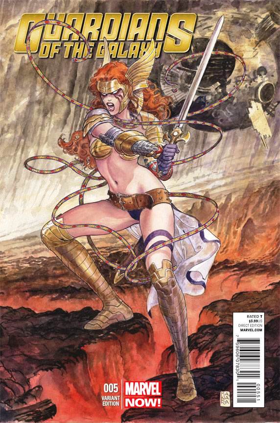 GUARDIANS OF GALAXY #5 ANGELA VAR NOW
