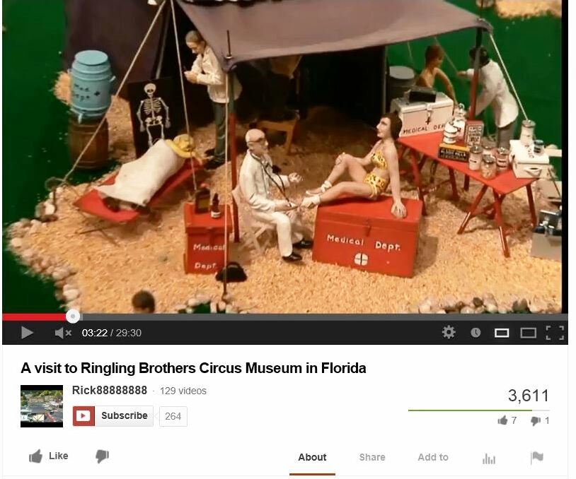 Miniature Circus on Youtube