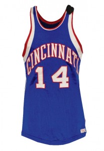 Oscar Robertson Cincinnati Royals game-used road jersey