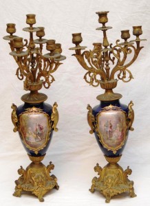 Sevres candelabra