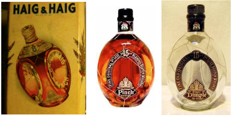 Vintage Dimple_Pinch bottles
