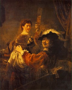 rembrandt and saskia