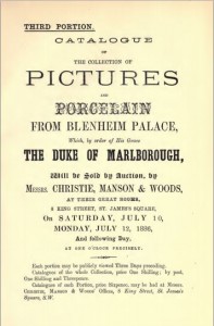 Blenheim Christies Auction 3