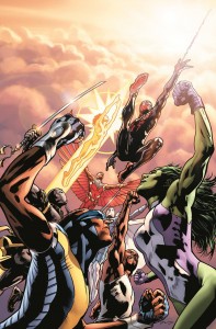 MIGHTY AVENGERS #1 HITCH VAR INF