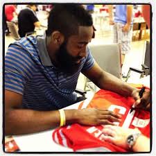 Publically held autograph signings like this one produced by Tristar with the Houston Rockets, James Harden, will provide a credible COA on site