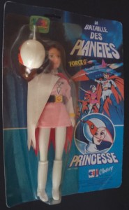 This ultra rare “Battle of the Planets” French issue Princess 9-inch figure was released by Ceji-Clodrey in 1979. The doll