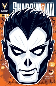 Shadowman #11 Rian Hughes Halloween Mask Variant Cover
