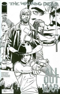 Walking Dead #115 B&W variant