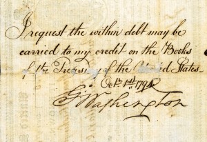 Washington signature