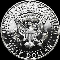 1964 Accented Proof Kennedy Rev