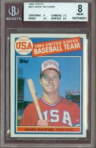 1985 Topps Mark McGwire RC