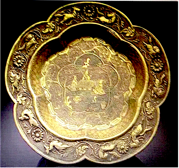 Chinese Export Silver Sung Dynasty Tazza