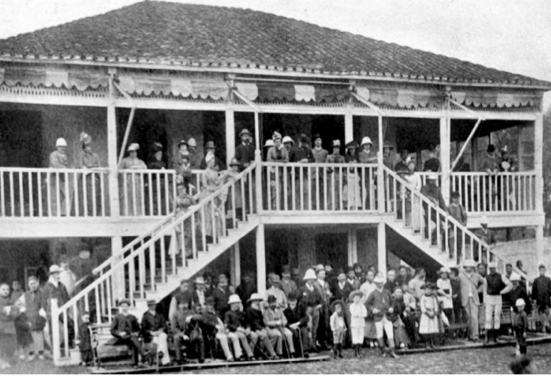Hankow Race Club Grandstand 1868
