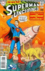 Superman Unchained #4 Cover G Incentive 75th Anniversary Silver Age Variant Cover