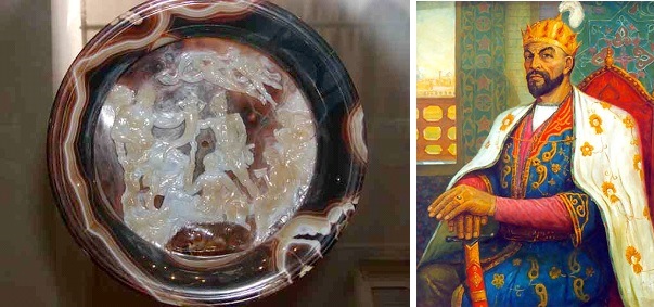 Tazza Farnese and Tamerlane