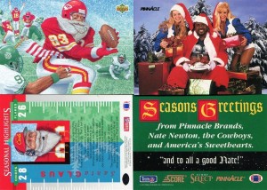 1993 Santa Promo Cards from Topps Upper Deck Fleer Skybox 2