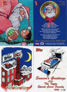 1993 Santa Promo Cards from Topps Upper Deck Fleer Skybox 3