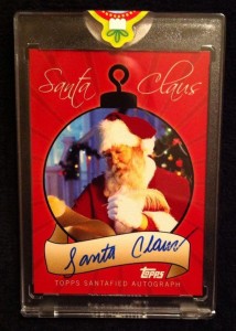 2007 Topps Santa Claus Autograph Card