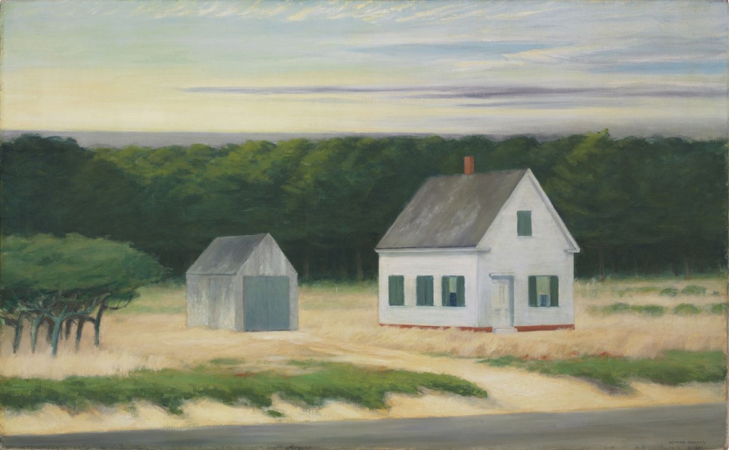 Edward Hoppers October on Cape Cod oil