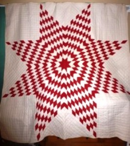 Red and white Lone Star