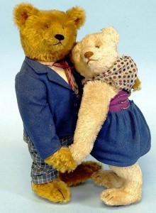 Steiff dancing bear pair