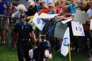 Tiger Woods was Going to Sign Until They Pushed over this Fence