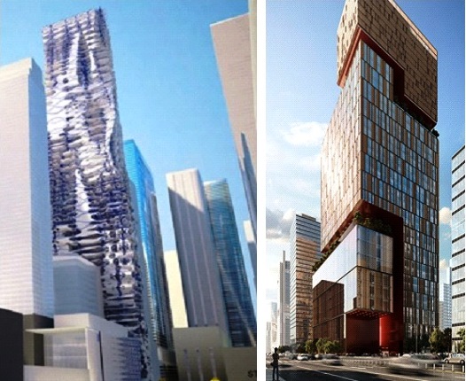 modern towers