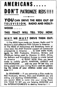 Hollywood reds