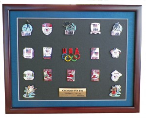 Framed Pin Collection