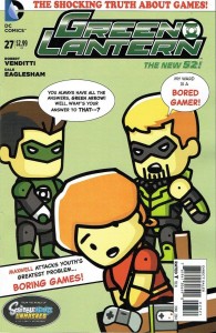 Green Lantern #27 (Scribblenauts Unmasked Variant Cover),