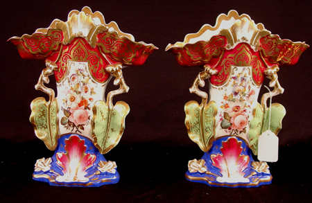 Old Paris vases