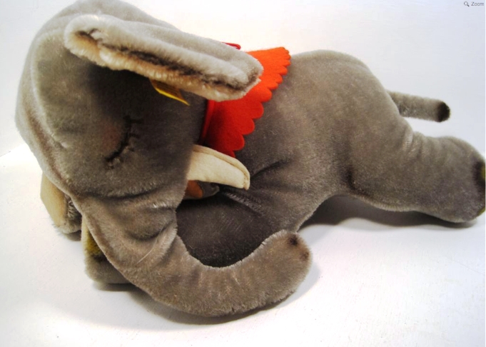 Steiff sleeping elephant