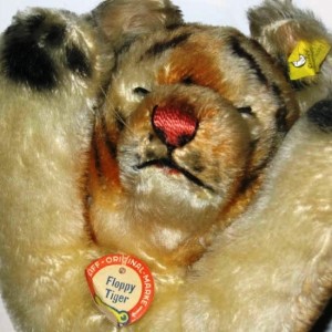 Steiff sleeping tiger