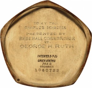 Babe Ruth Watch Back