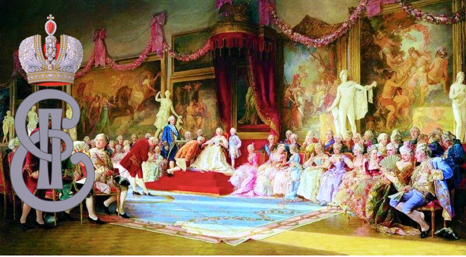 Catherine the Great at the Imperial Academy of Art 1765