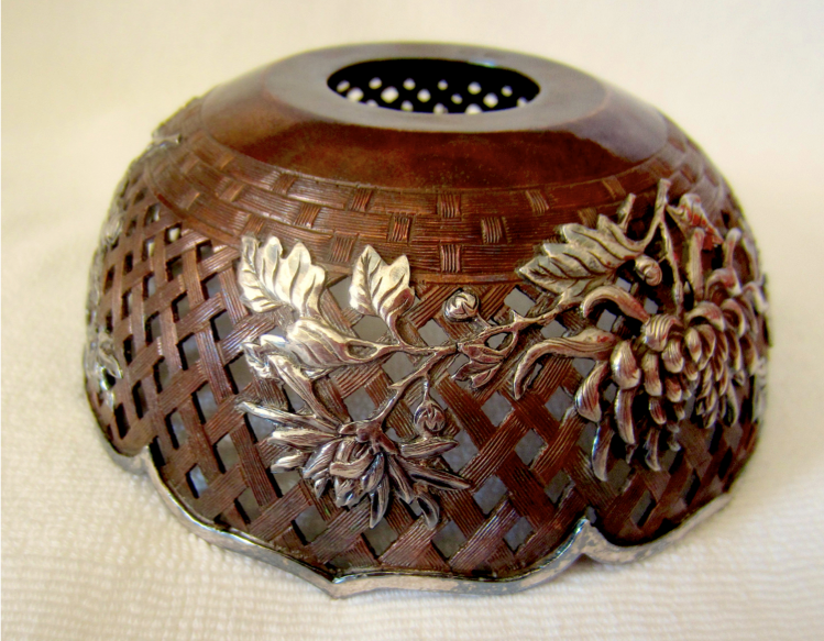 Chinese Export Silver Wang Hing Bowl cover