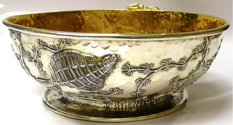 Chinese Export Silver bowl by Cheong Lam 3