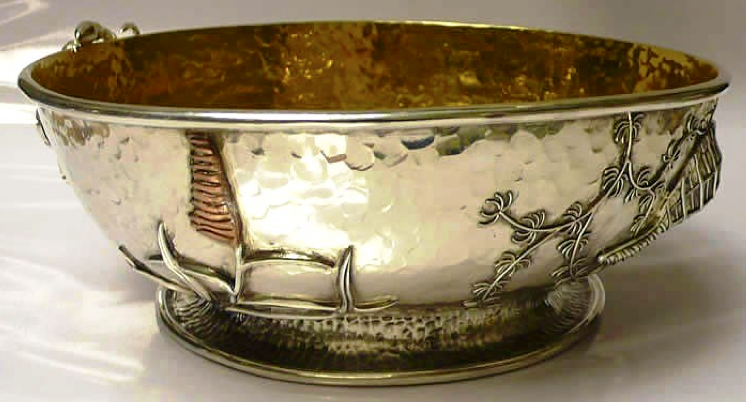 Chinese Export Silver bowl by Cheong Lam 4